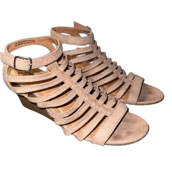 Y Not Shoes - Women's Y.Not? Wedge Heel Strappy Wedge Sandals